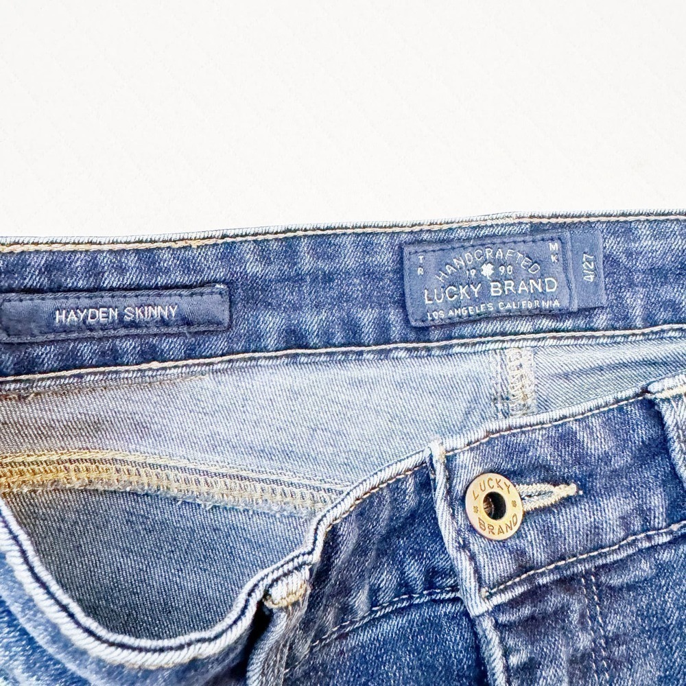 Lucky Brand Hayden Skinny Denim Jeans SZ4 / 27 - Picture 6 of 9